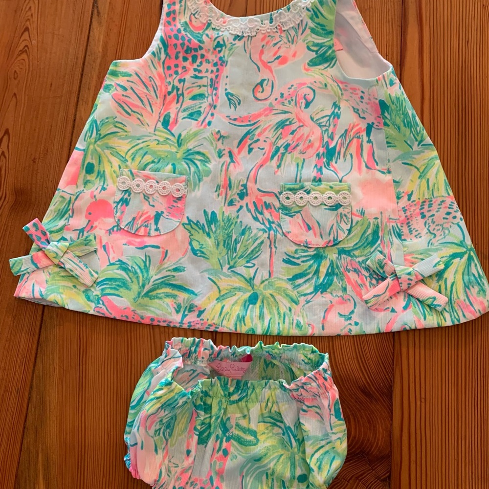 Lily Pulitzer size 6-12 tank and bloomers